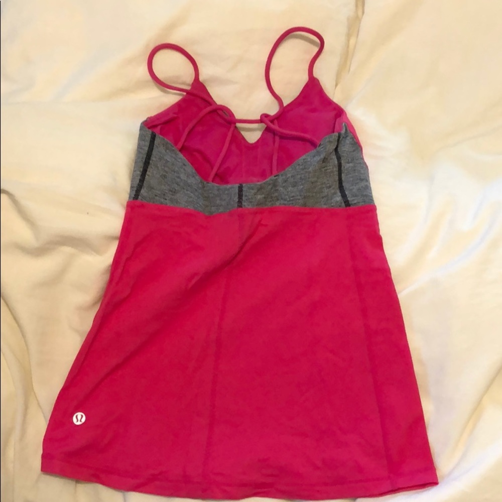 Lululemon Pink Strappy Yoga Top - Picture 2 of 7
